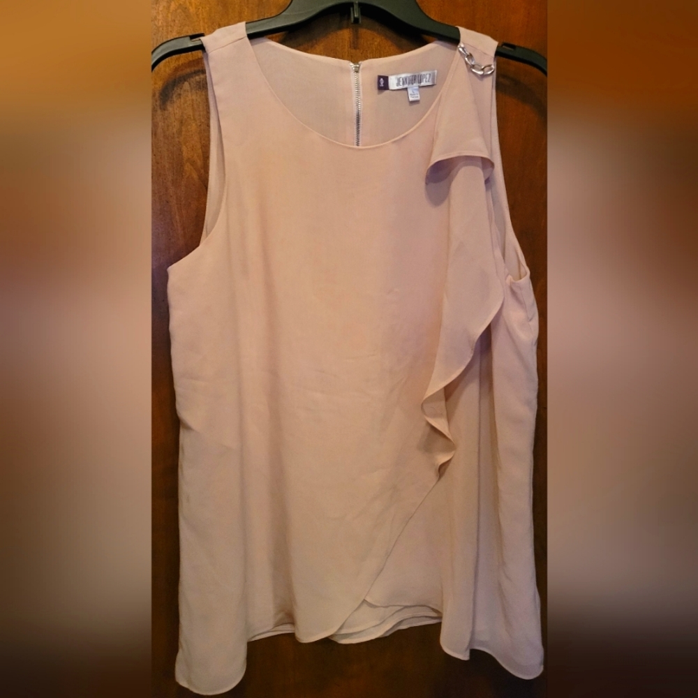 Jennifer Lopez Pink Blouse, Size L
